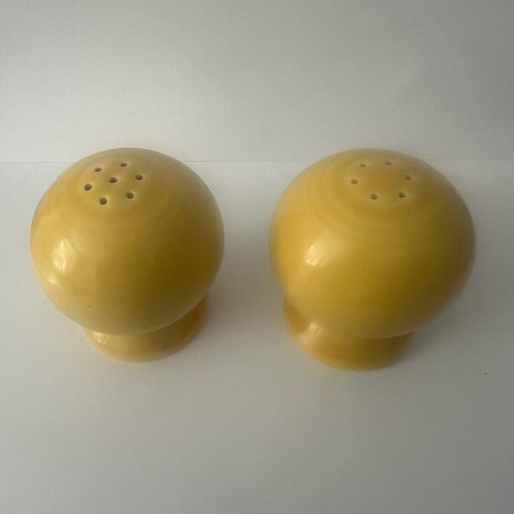 Fiestaware Yellow Salt and Pepper Shakers